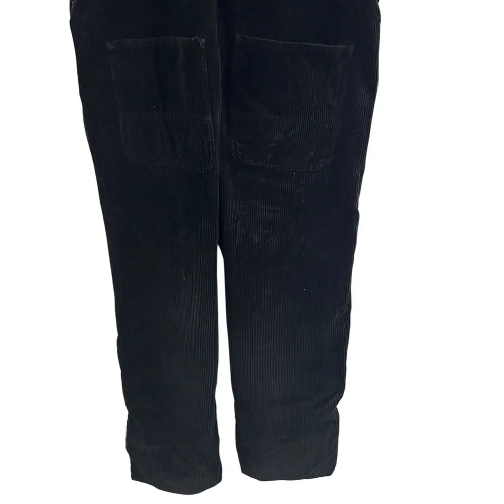 Carhartt WIP Bib Overalls Black Corduroy Size Medium - Picture 8 of 12
